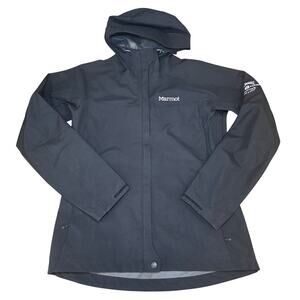 Marmot Women's Minimalist Jacket Black size Small GORE-TEX Rainwear Lightweight
